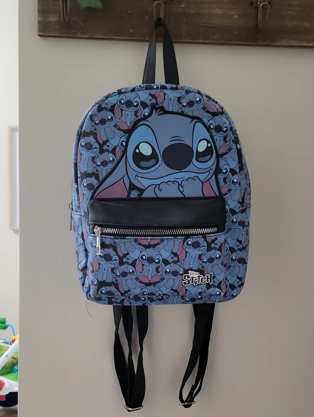 Disney Stitch Blue and Black Mini Backpack